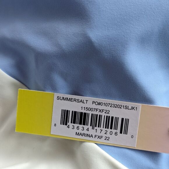 Summersalt Plus Size Marina One Piece Colorblock Swimsuit sz 22 NWT - Picture 11 of 12